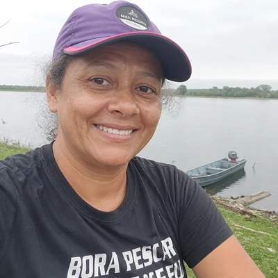Rosangela Prates, pescadora de Cascavel